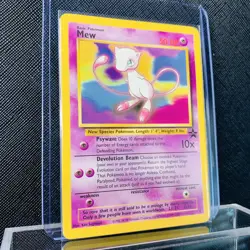 Mew 8 Promo Black Star Pokemon Card League 2000 WOTC Vintage 2x - Image 5
