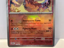 Pokemon TCG Flareon 013/131 Masterball Prismatic Evolutions Reverse Holo Card - Image 2