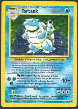 Carte Pokemon Tortank 2/102 [HOLO] - Set De Base Wizards (fr) - Image 1