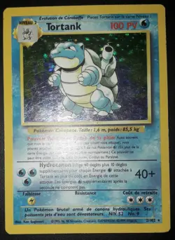 Carte Pokemon Tortank 2/102 [HOLO] - Set De Base Wizards (fr) - Image 3