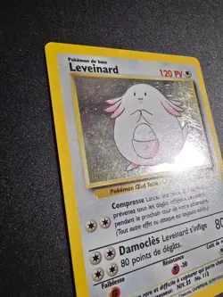 Carte Pokemon Leveinard 3/102 Holo Unlimited Ed 2 Set De Base Wizards FR - Image 3