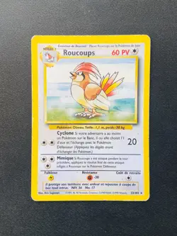 Carte Pokemon Roucoups 22/102 RARE Set De Base Edition 2 Wizards - Image 1