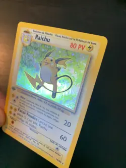 Carte Pokemon : Raichu 14/102 Set de Base Edition 1 Wizards Francais - Image 4