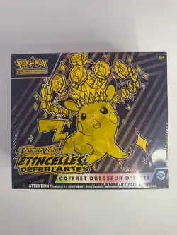 Coffret Dresseur Elite ETB Pokemon EV08 Etincelles Deferlantes Parfait Scelle FR - Image 1