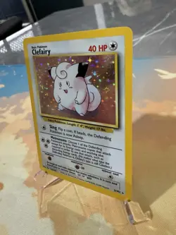 Pokemon TCG Cards Clefairy 5/102 Base Set Holo Rare - Image 2