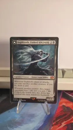 Magic The Gathering Sephiroth Fabled Soldier - 0115 - Non Foil Near Mint - Image 1