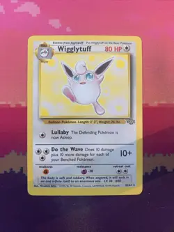 Pokemon Card Wigglytuff Jungle Rare 32/64 Near Mint - Image 1