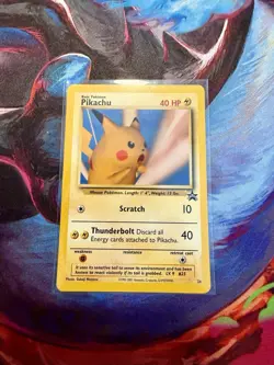 Pokemon Card - Pikachu (SNAP) #26 WoTC Black Star Promo - Image 1