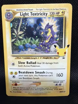 Light Toxtricity SWSH137 SWSH: Sword & Shield Promo Cards Holo - Image 1
