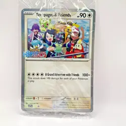 Pokemon TCG: Terapagos and Friends Oversized Jumbo Promo Card Horizons - SEALED - Image 1