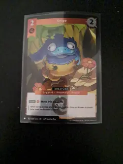 Snipe Reverse Holofoil Metazoo 2025 Base Set MZ1 008/214 Common Card - Image 1