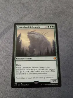 Wizards of the Coast Craterhoof Behemoth Jumpstart Mythic Creature Green #385 - Image 1