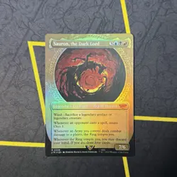 Sauron The Dark Lord M 0329 329 FOIL LTR SHOWCASE MTG Tales Of Middle Earth LOTR - Image 1