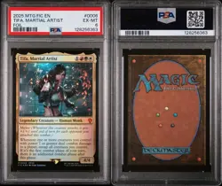 Tifa Martial Artist Magic The Gathering Final Fantasty 0006 FFVII Foil PSA 6 - Image 3