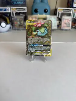 Pokemon TCG Venusaur & Snivy GX SM229 Alternative Art Tag Team Promo - Image 1