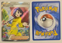 Parasol Lady 238/182 Ultra Rare Paradox Rift Holo Pokemon TCG & Bonus Card - Image 1