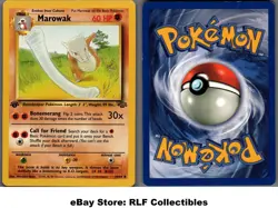 1999 Pokemon, Jungle, #39/64 Marowak, 1st Edition, Uncommon - Image 1