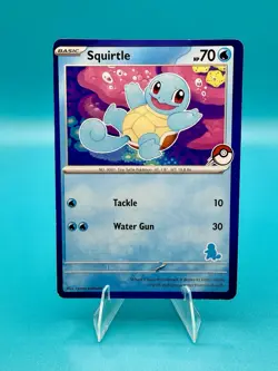 Pokemon TCG 2023 Squirtle Blue Border My First Battle Stamped Pokeball LP - Image 1