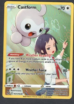 Pokemon Castform SWSH11: Lost Origin Trainer Gallery #TG11/TG30 NM - Image 1