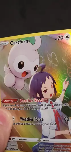 Pokemon Castform SWSH11: Lost Origin Trainer Gallery #TG11/TG30 NM - Image 3