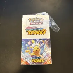 Pokemon Surging Sparks Half Booster Box (18 packs) Unsealed Box - Image 1
