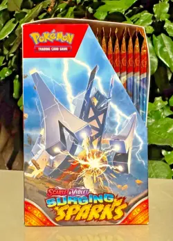 Pokemon Surging Sparks Half Booster Box (18 packs) Unsealed Box - Image 3