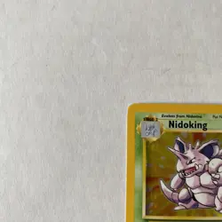 Pokemon TCG Base Set Nidoking 11/102 Holo Rare Holo Unlimited 1999 LP/NM - Image 2