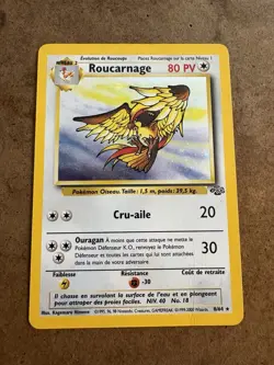 ROUCARNAGE (PIDGEOT) - French, Rare Uncommon, Jungle, MP, 24/64⍣ (Pokemon TCG) - Image 1