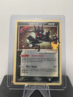 Greninja Gold Star Promo - SWSH144 Pokemon Holo Celebrations - NM - Image 1