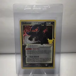 Pokemon TCG Umbreon Star 17/17 Celebrations Classic Collection Holo 70HP Rare - Image 1