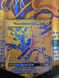 Reshiram & Charizard GX + Pikachu & Zekrom GX Premium Collection Sealed Pokemon - Image 4