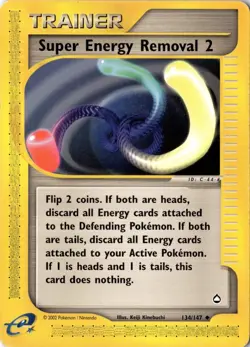 Super Energy Removal 2 134/147 - Aquapolis - Pokemon - NM - Image 1