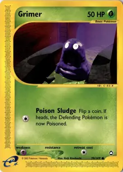 Grimer 079/147 - Aquapolis - Pokemon - NM - Image 1