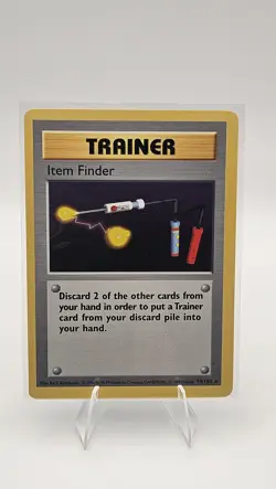 Item Finder Base Set (Shadowless) #074/102 Pokemon TCG NM - Image 1