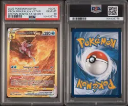 Pokemon Origin Forme Palkia V Star GG67 Crown Zenith Secret Rare PSA 10 - Image 3