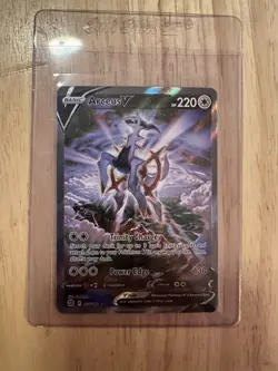 Pokemon TCG Arceus v Sword & Shield Brilliant Stars Holo Ultra Rare Card 166/172 - Image 1