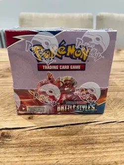 NEW POKEMON TCG Sword and Shield Battle Styles Booster Box Factory Sealed Box - Image 1