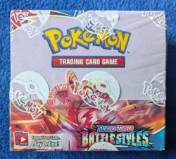 Pokemon Card TCG Sword & Shield Battle Styles Booster Box New & Sealed - Image 1