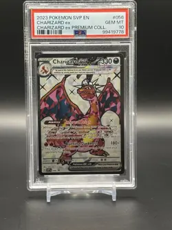 2023 Pokemon SVP EN Premium Coll #056 Charizard Ex PSA 10 GEM MINT - Image 1