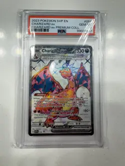 2023 Pokemon SVP EN Premium Coll #056 Charizard Ex PSA 10 GEM MINT - Image 1