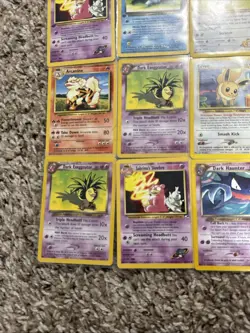 Crazy Rare Vintage Pokemon 15Card Lot 1st Edition Base Set 1st Ed TR LP-NM 1999 - Image 2