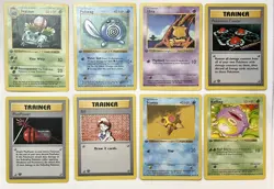 Pokemon 1st Edition Shadowless Base Set 12x Lot W/ Ivysaur Abra Koffing Bill + - Image 1