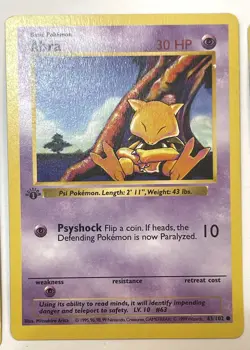 Pokemon 1st Edition Shadowless Base Set 12x Lot W/ Ivysaur Abra Koffing Bill + - Image 4