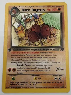 WOTC Pokemon 1st Edition Card Lot - Gym Heroes Rocket Base Set 2-7 Vintage Cards - Image 5