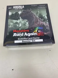 Godzilla Card Game: MONSTERS RAID AGAIN Booster Set Box Sealed New 12 Packs - Image 1