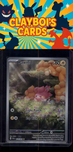 Pawmi Holo Illustration Rare SV: Paldean Fates Pokemon TCG 226/091 NM+ - Image 1