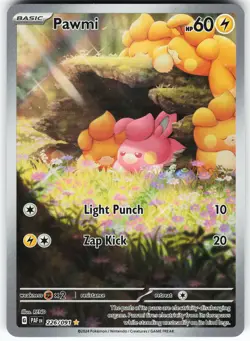 Pawmi - 226/091 Pokemon SV: Paldean Fates Holo Illustration Rare NM - Image 1