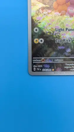 Pokemon TCG Pawmi 226/091 Illustration Rare SV4.5 Paldean Fates NM - Image 4