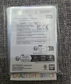 One Piece Card Game Bandai Regional Monkey D Luffy Straw Hat DON Sleeves! NEW! - Image 2