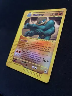 Pokemon TCG Machamp Reverse Holo Rare Card 16/165 Expedition Base Set - Image 3